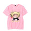 Camiseta Básica Rosa Bebe Toga Himiko do anime My Hero Academia