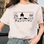 Camiseta Básica Unissex Trio Chainsaw Man Drink- Branco