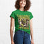 Camiseta Básica Unissex Can't Today i'm Swamped Shrek Fashion Verde 