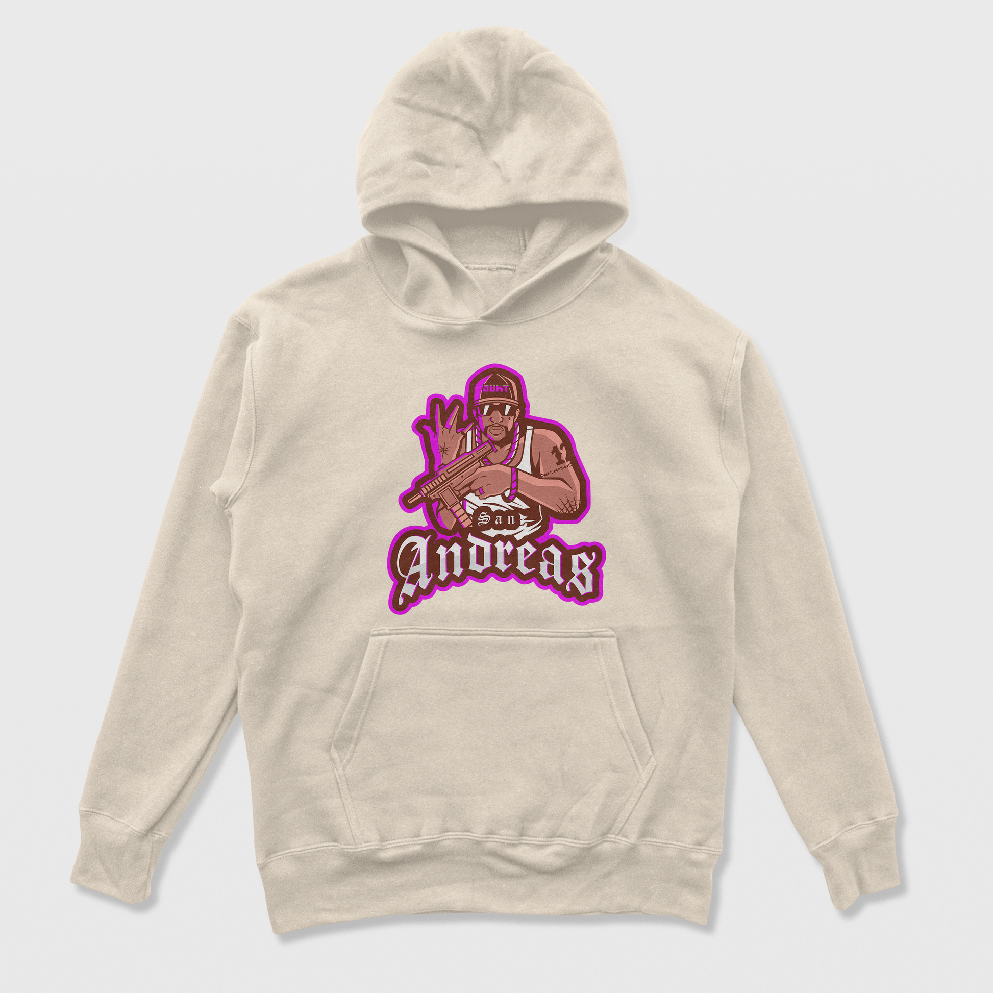 Moletom Canguru Unissex Grand Theft Auto San Andreas Game Pérola