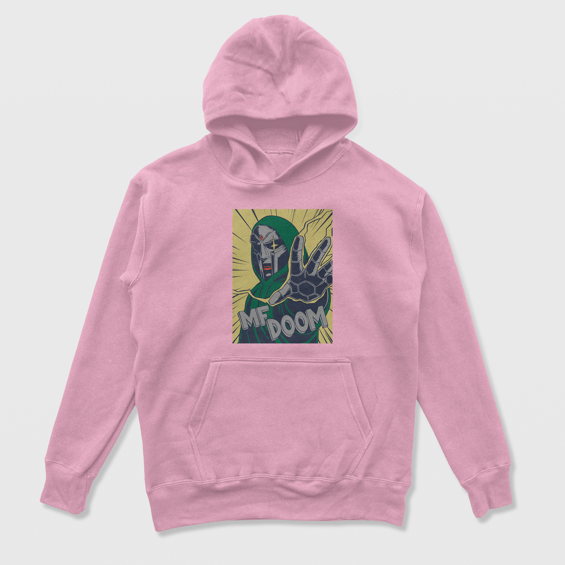 Moletom Canguru Unissex Dr. Destino Super Hero-ROSA BEBE