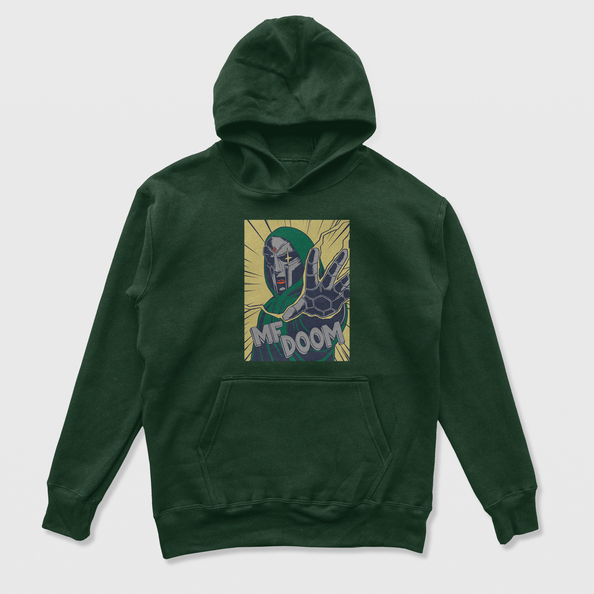 Moletom Canguru Unissex Dr. Destino Super Hero-VERDE