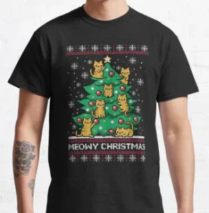 Camiseta Básica Unissex Meamwy Christmas