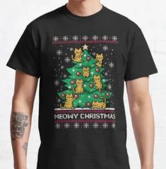 Camiseta Básica Unissex Meamwy Christmas