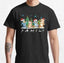 Camiseta Básica Unissex Bluey Family Frieds