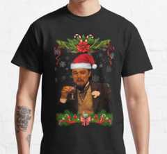 Camiseta Básica Unissex Leonardo Dicaprio Meme