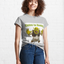 Camiseta Básica Unissex Come To Daddy Shrek Ogro Cinza 