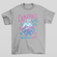 Camiseta Básica Unissex Crazyness Unusually High Cinza