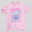 Camiseta Básica Unissex Crazyness Unusually High Rosa Bebê
