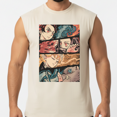 Regata Oversized Demon Slayer Tanjiro Group