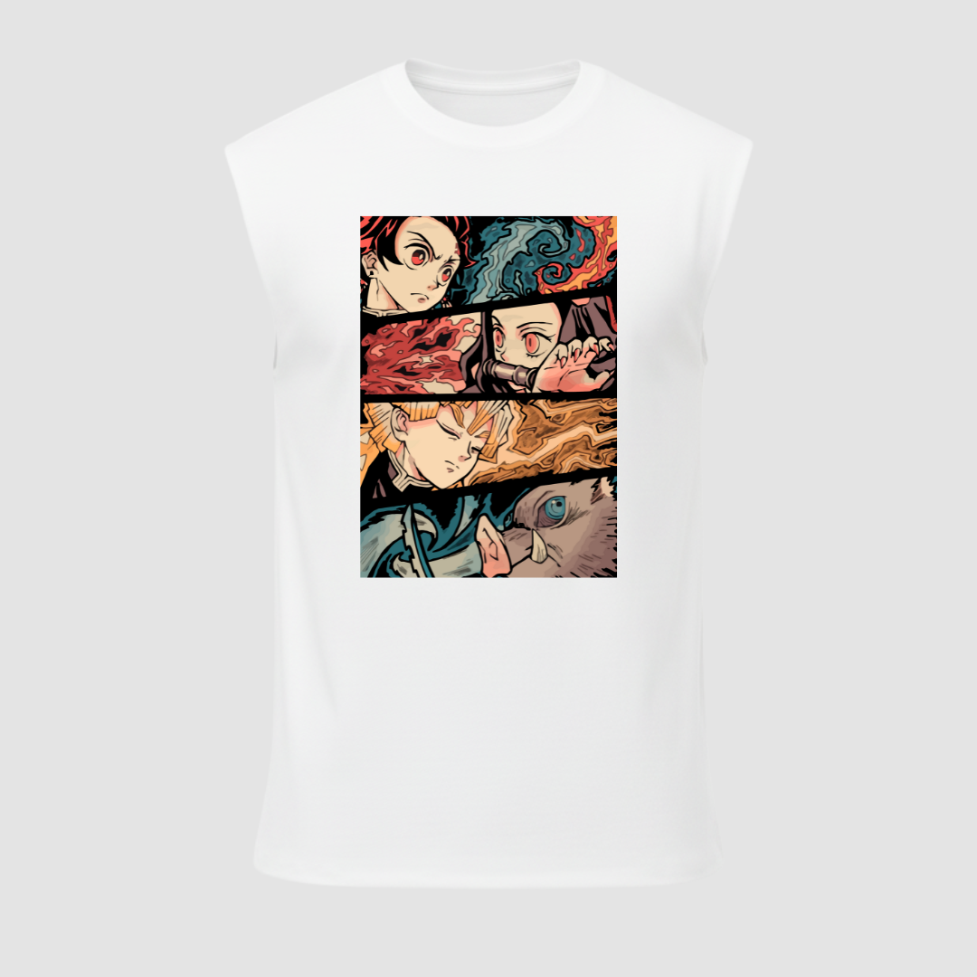 Regata Oversized Demon Slayer Tanjiro Group