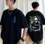 Camiseta Básica Unissex Gojo Satoru Sorceress Jujutsu Kaisen- preto
