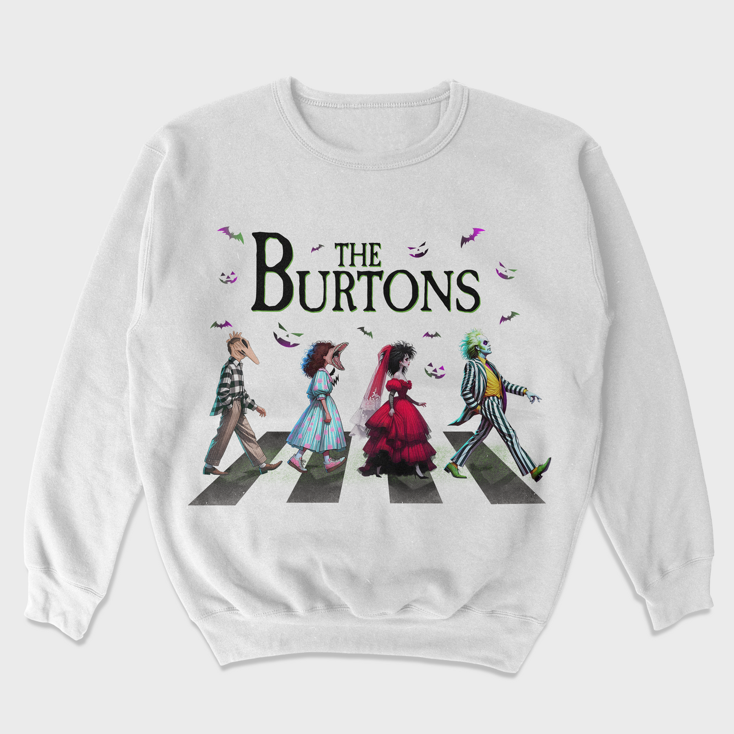 Moletom Gola Redonda Unissex Beetlejuice The Burtons
