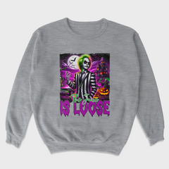 Moletom Gola Redonda Unissex Beetlejuice The Juice Is Loose