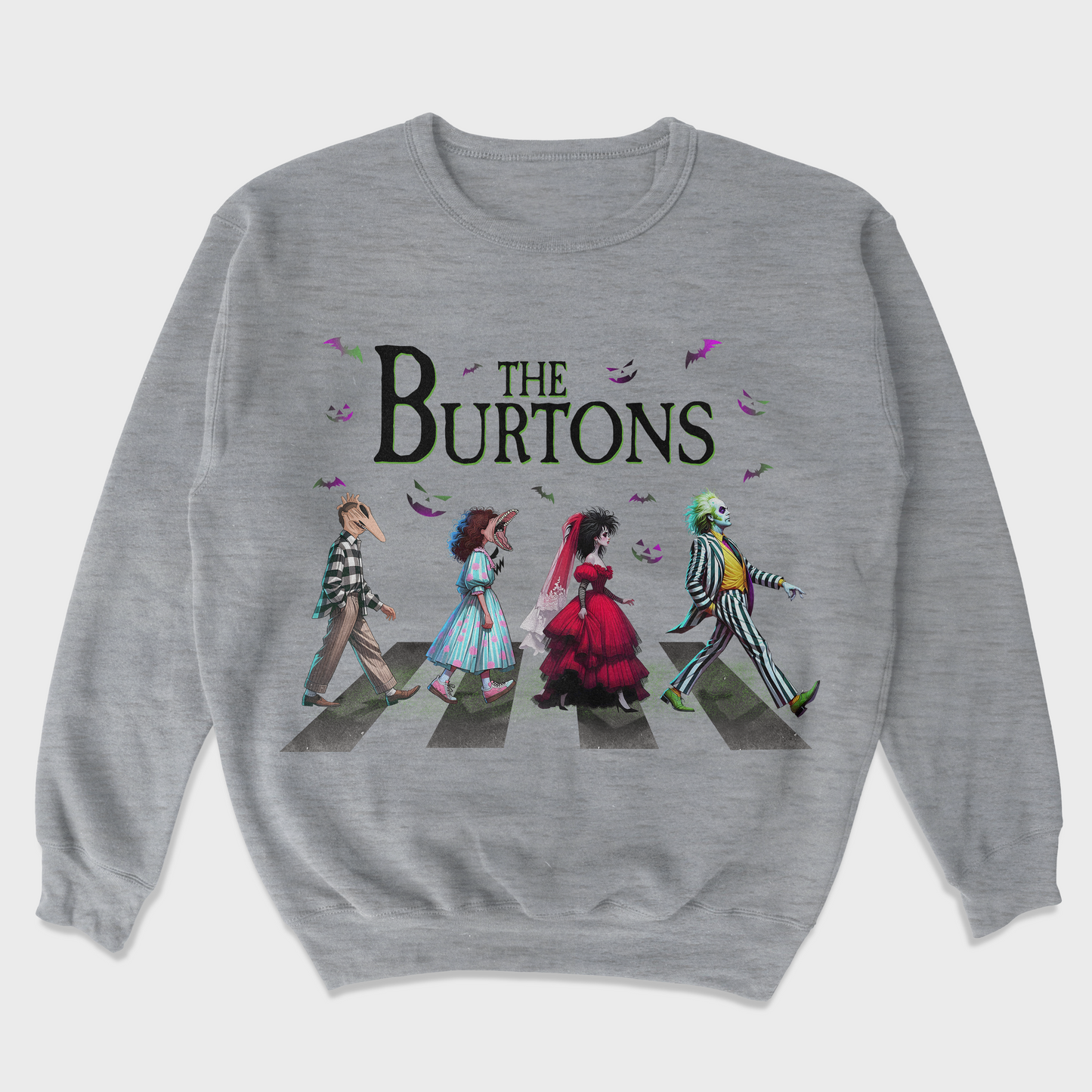 Moletom Gola Redonda Unissex Beetlejuice The Burtons