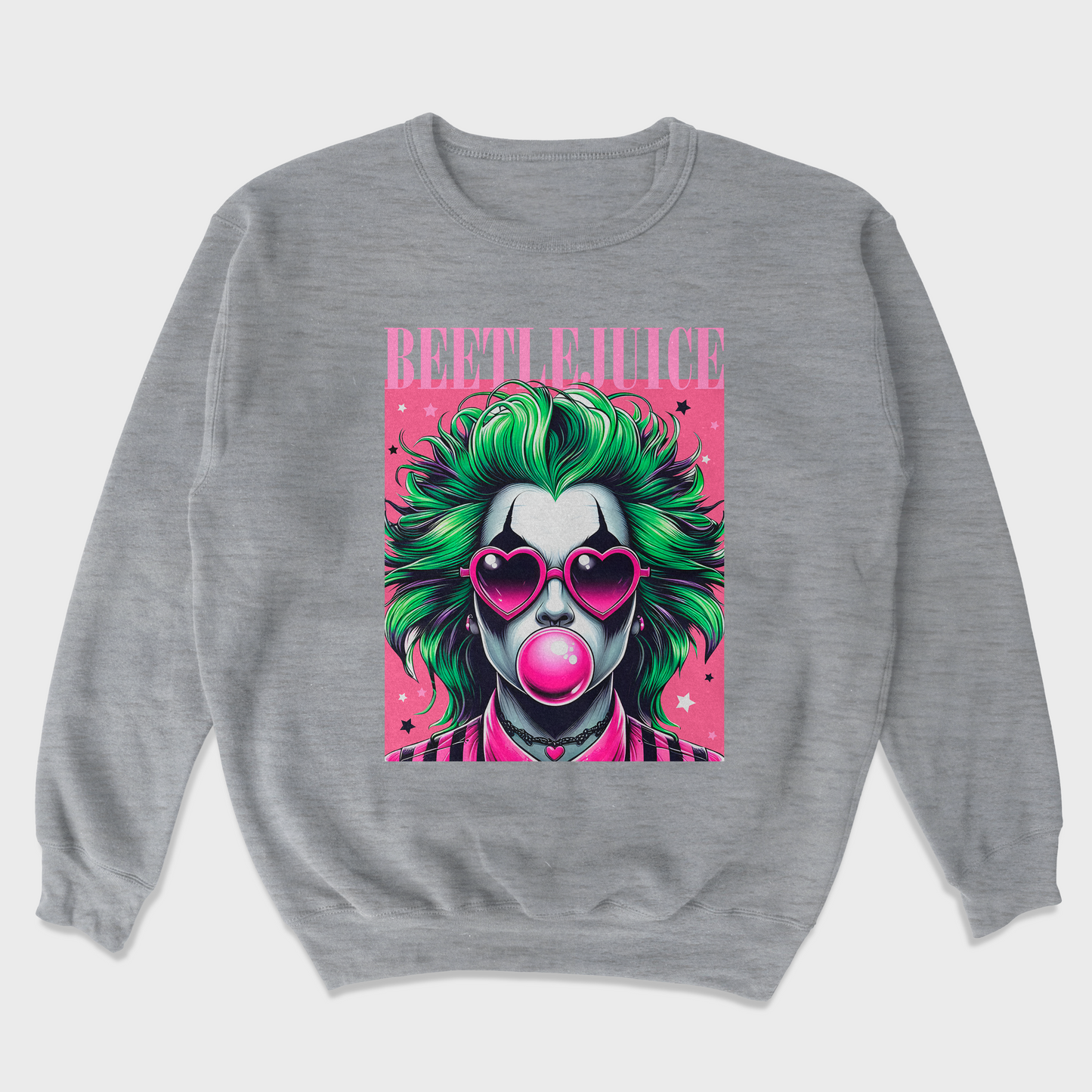 Moletom Gola Redonda Unissex Movie Beetlejuice