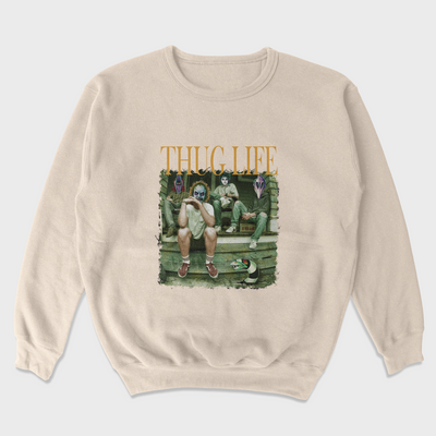 Moletom Gola Redonda Unissex Thuglife Beetlejuice