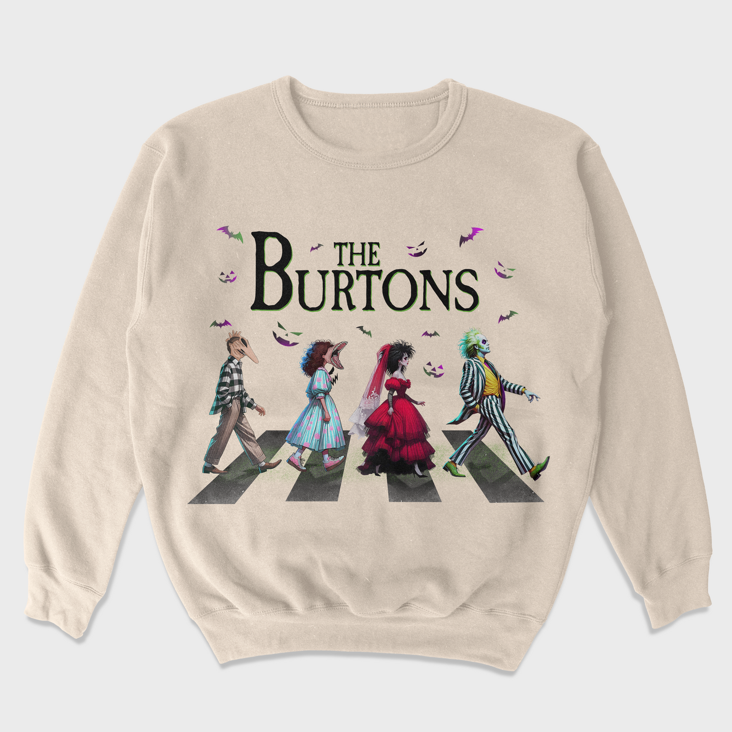 Moletom Gola Redonda Unissex Beetlejuice The Burtons