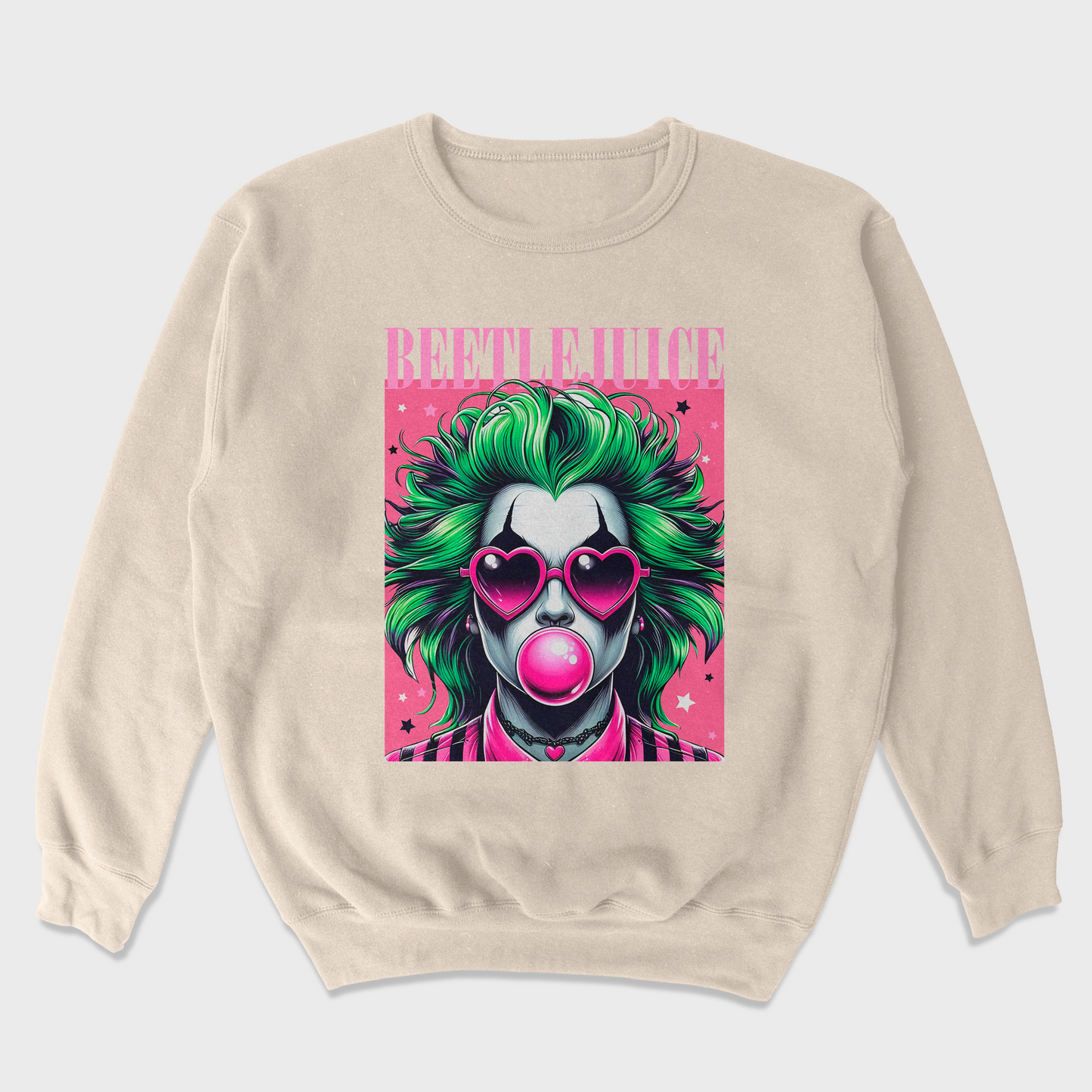 Moletom Gola Redonda Unissex Movie Beetlejuice