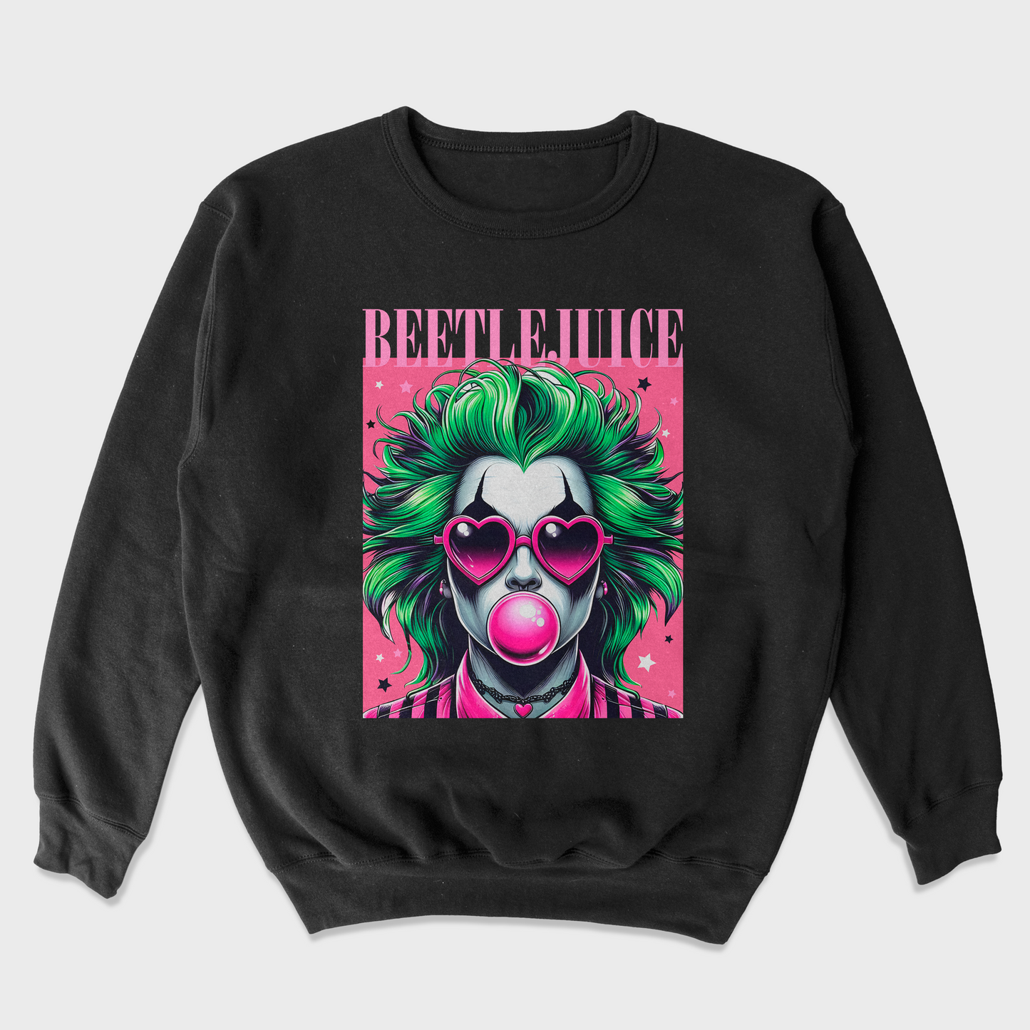Moletom Gola Redonda Unissex Movie Beetlejuice