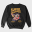 Moletom Gola Redonda Unissex Super Mario Leather Face