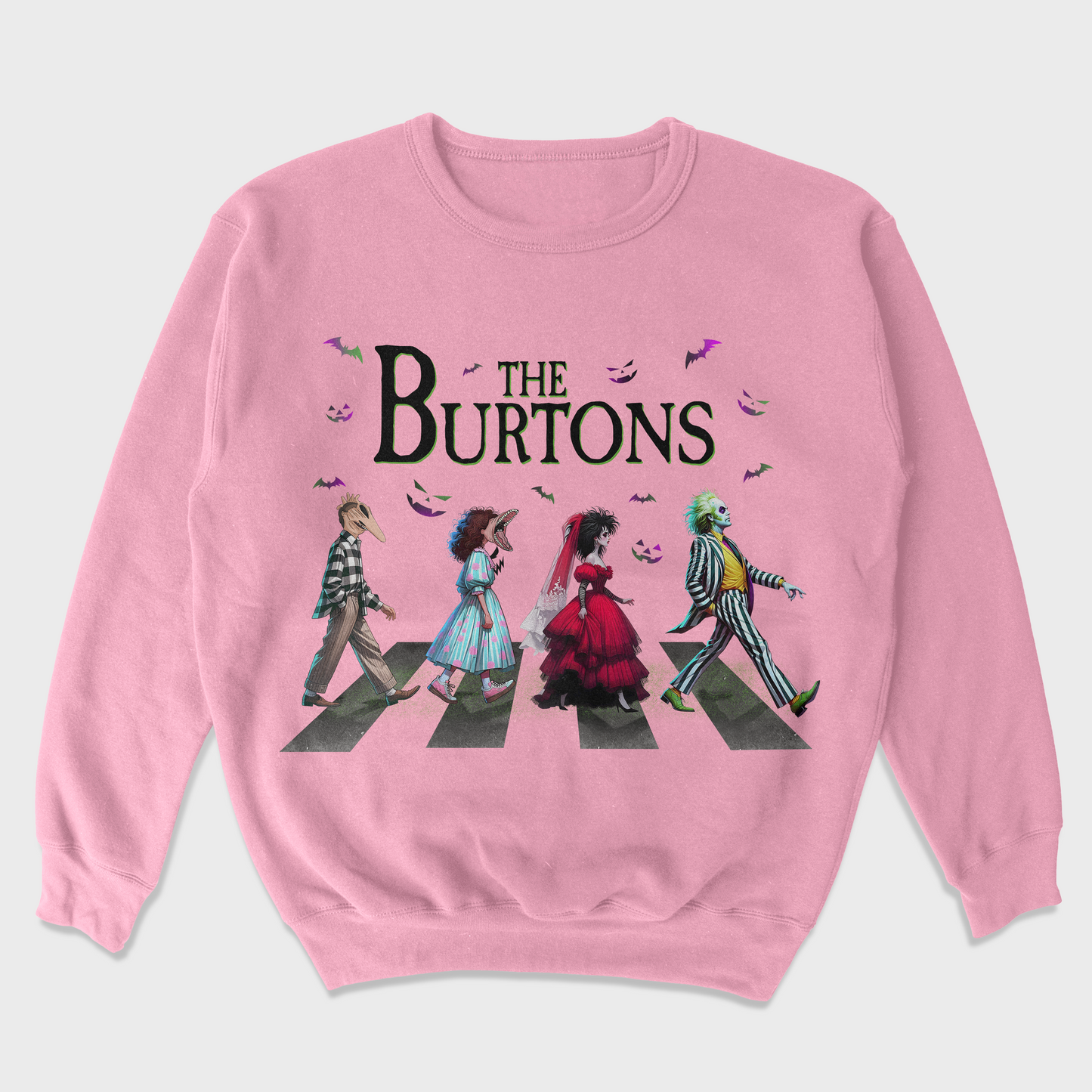 Moletom Gola Redonda Unissex Beetlejuice The Burtons
