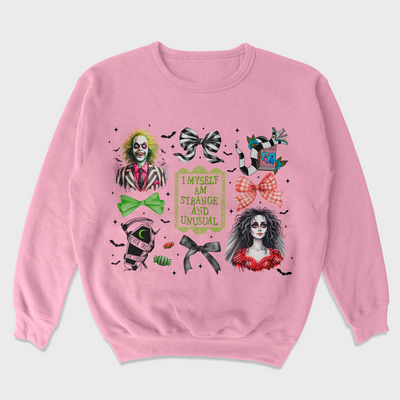Moletom Gola Redonda Unissex Strange And Unusual Beetlejuice