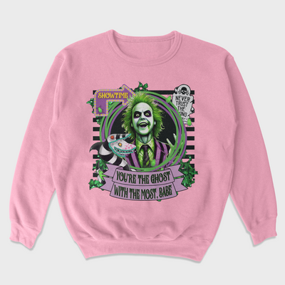 Moletom Gola Redonda Unissex You Are The Ghost Beetlejuice