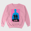 Moletom Gola Redonda Unissex GTA Game Vice City Rosa Bebê