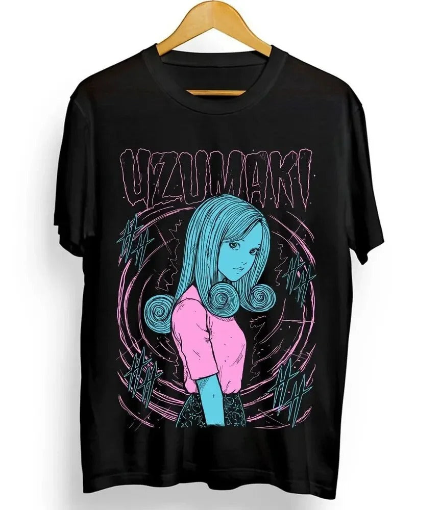 Camiseta Básica Unissex Junji Ito Uzumaki Girl