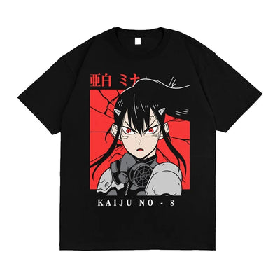 Camiseta Básica Unissex Mina Ashiro Kaiju Number 8