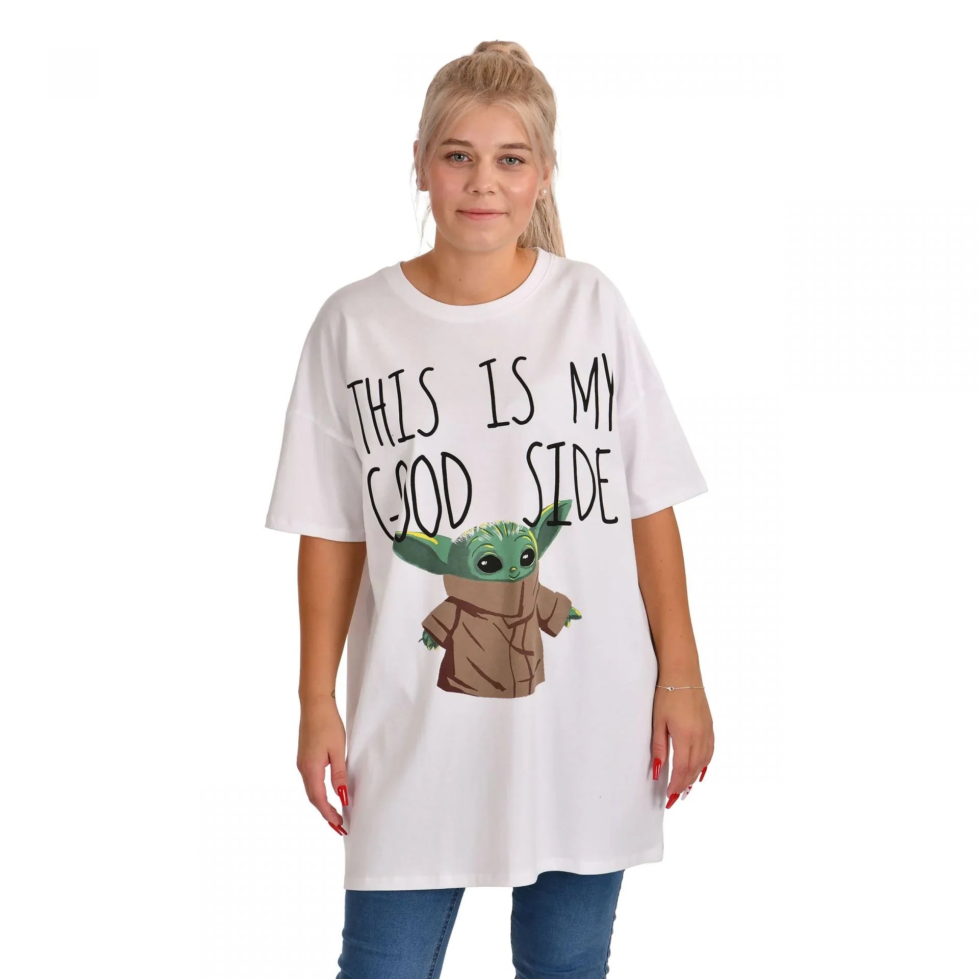  Camiseta Básica Unissex Star Wars This Is My Branco