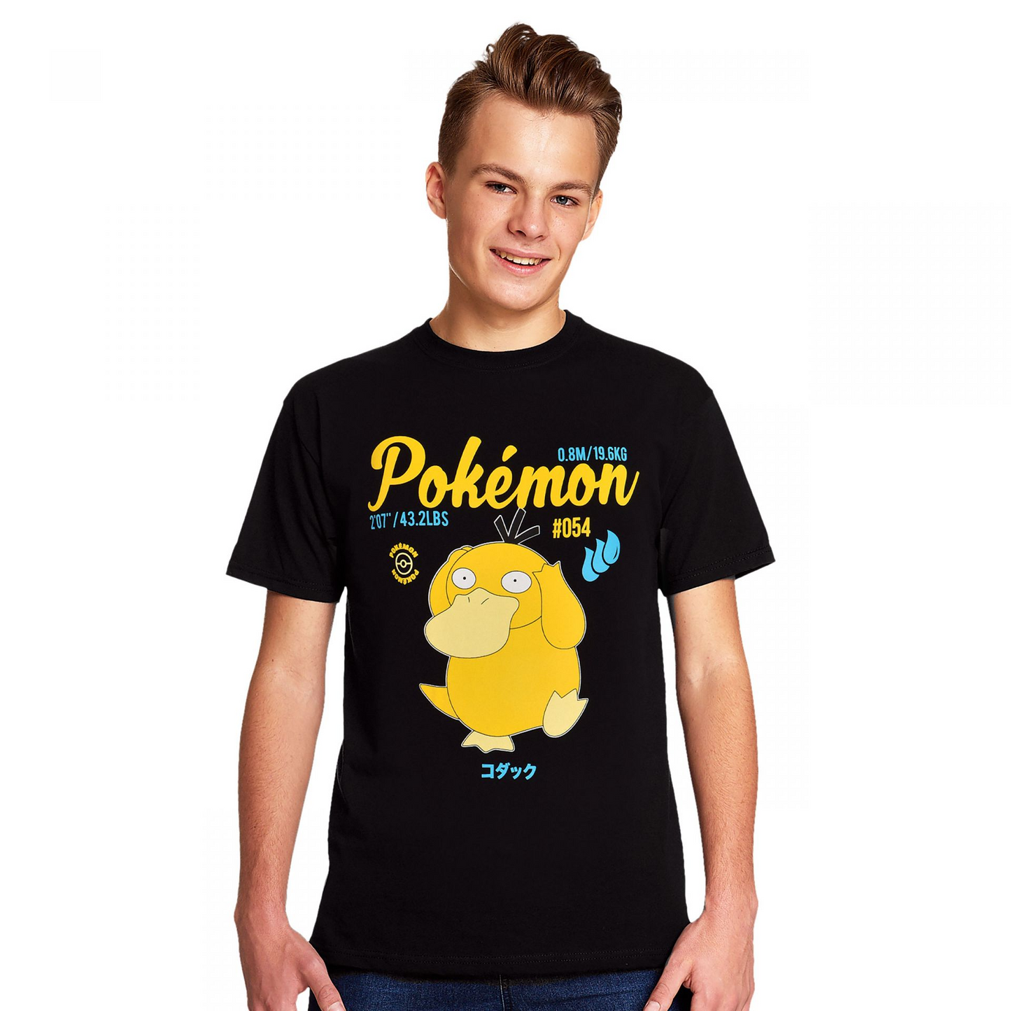 Camiseta Básica Unissex Psyduck Size Pokémon Duck