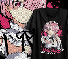 Camiseta Básica Unissex ReZero Ram