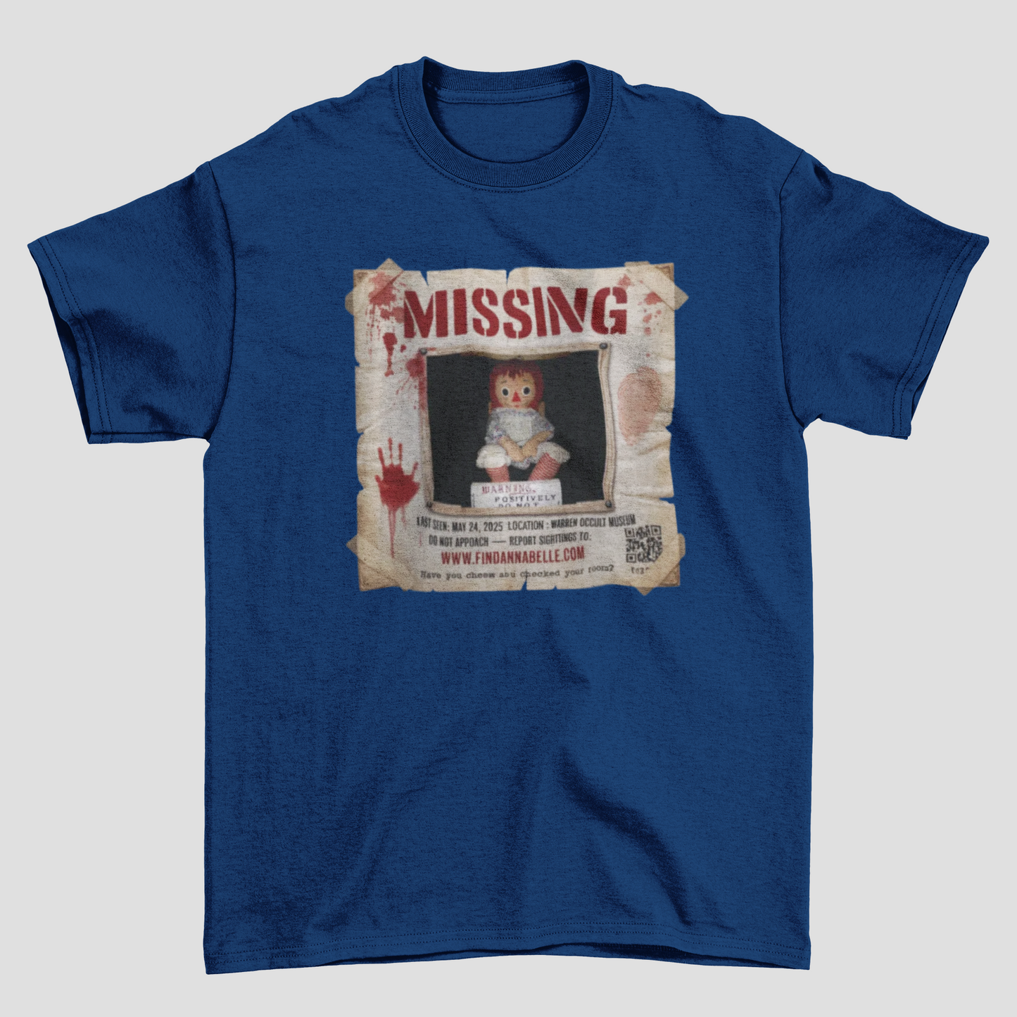 Camiseta Básica Unissex Invocação do Mal Find Annabelle