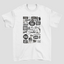 Camiseta Básica Unissex Peaky Blinders Icons Graphic