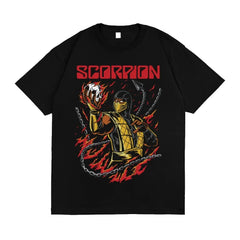 Camiseta Básica Unissex Scorpion Mortal Kombat