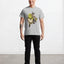 Camiseta Básica Unissex Shrek E Burro Melhores Amigos Cinza