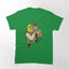 Camiseta Básica Unissex Shrek E Burro Melhores Amigos Verde