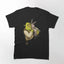 Camiseta Básica Unissex Shrek E Burro Melhores Amigos Preto