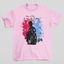 Camiseta Básica Unissex Sister Arcane League of legends Rosa bebê