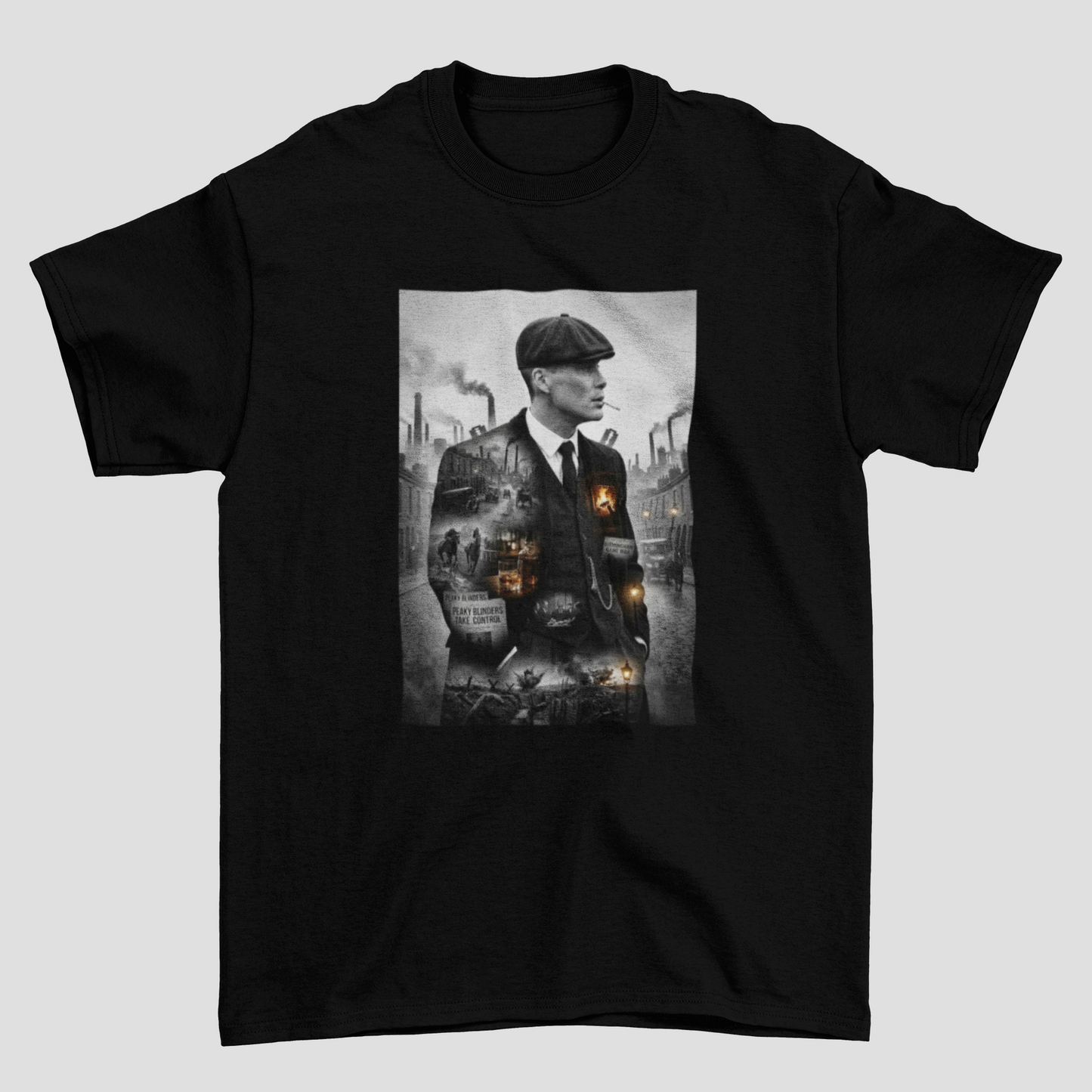 Camiseta Básica Unissex Peaky Blinders Gang War