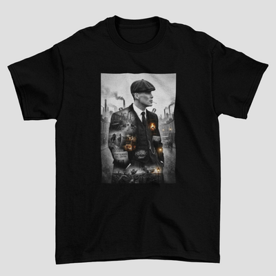 Camiseta Básica Unissex Peaky Blinders Gang War