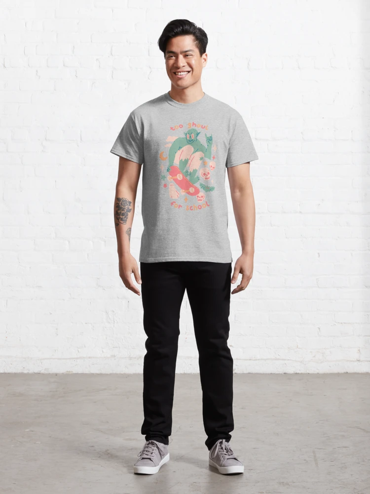 Camiseta Básica Unissex Too Ghoul For School