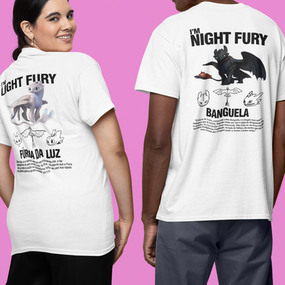 Camiseta Básica Unissex I'm Night Fury