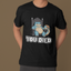 Camiseta Básica Unissex Pokemon You Died