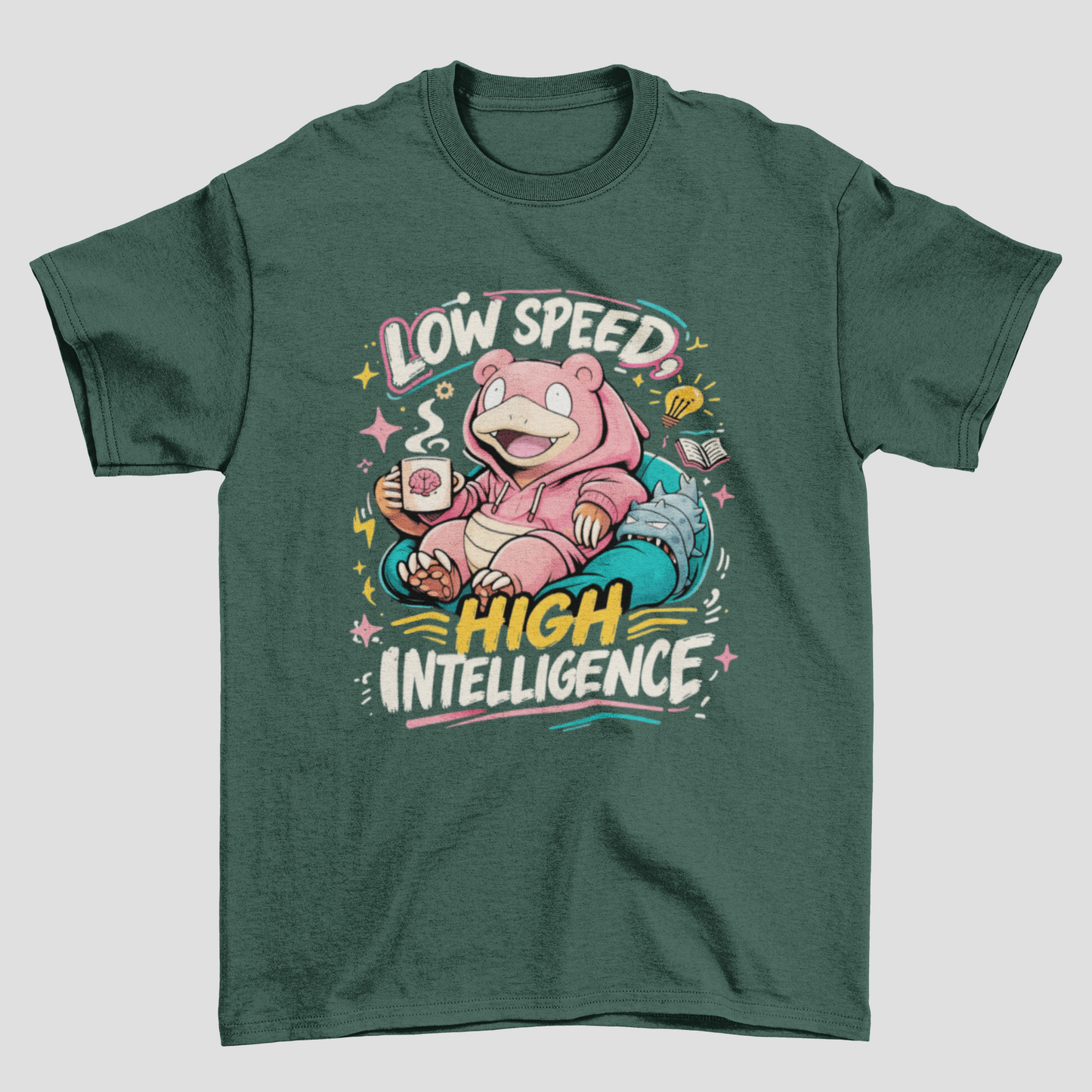 Camiseta Básica Unissex Pokemon Low Speed