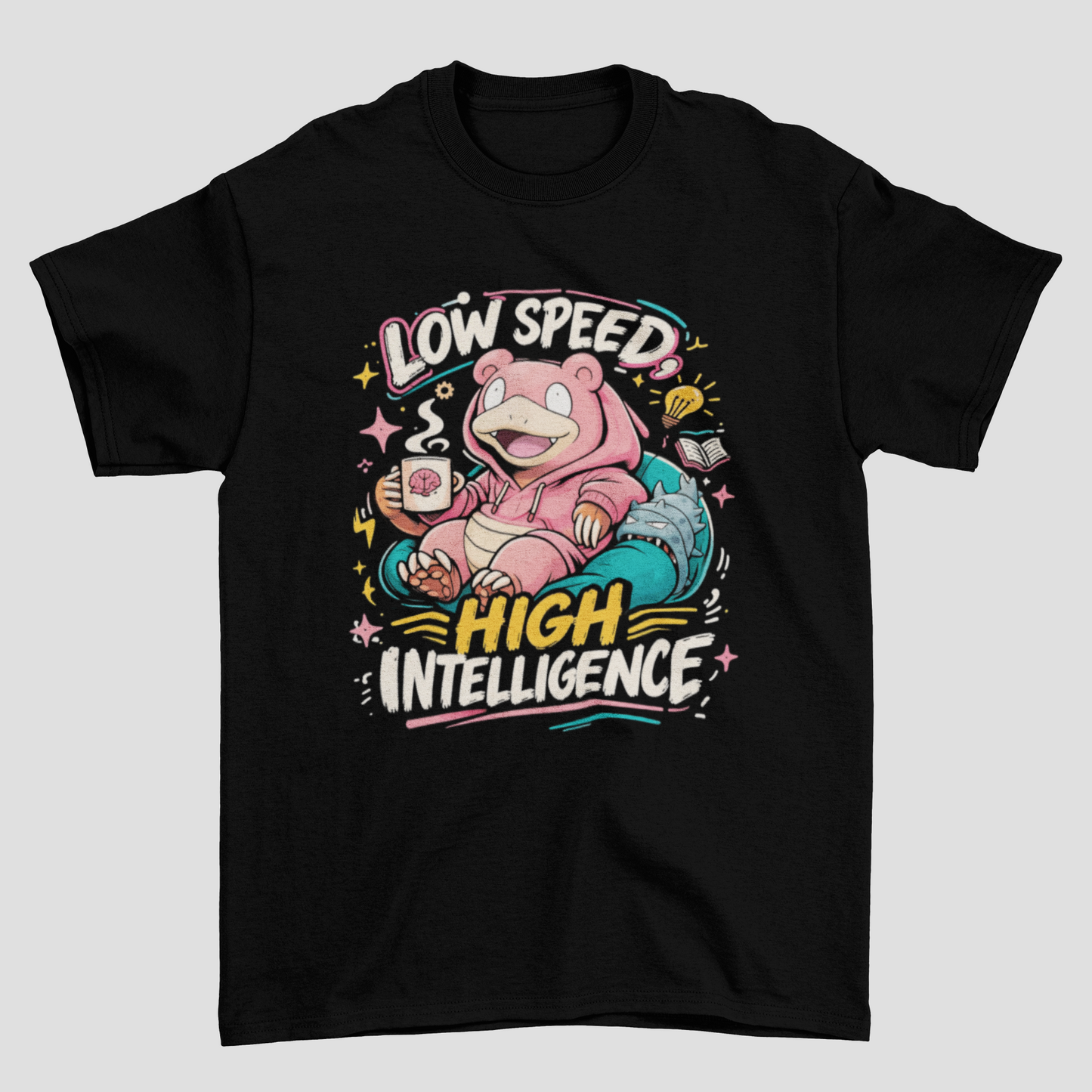 Camiseta Básica Unissex Pokemon Low Speed