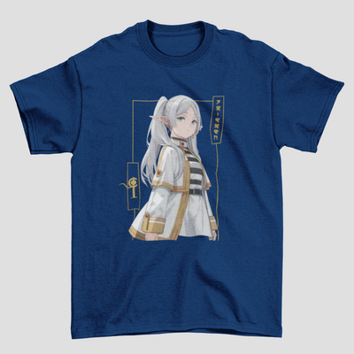 Camiseta Básica Unissex Frieren Golden