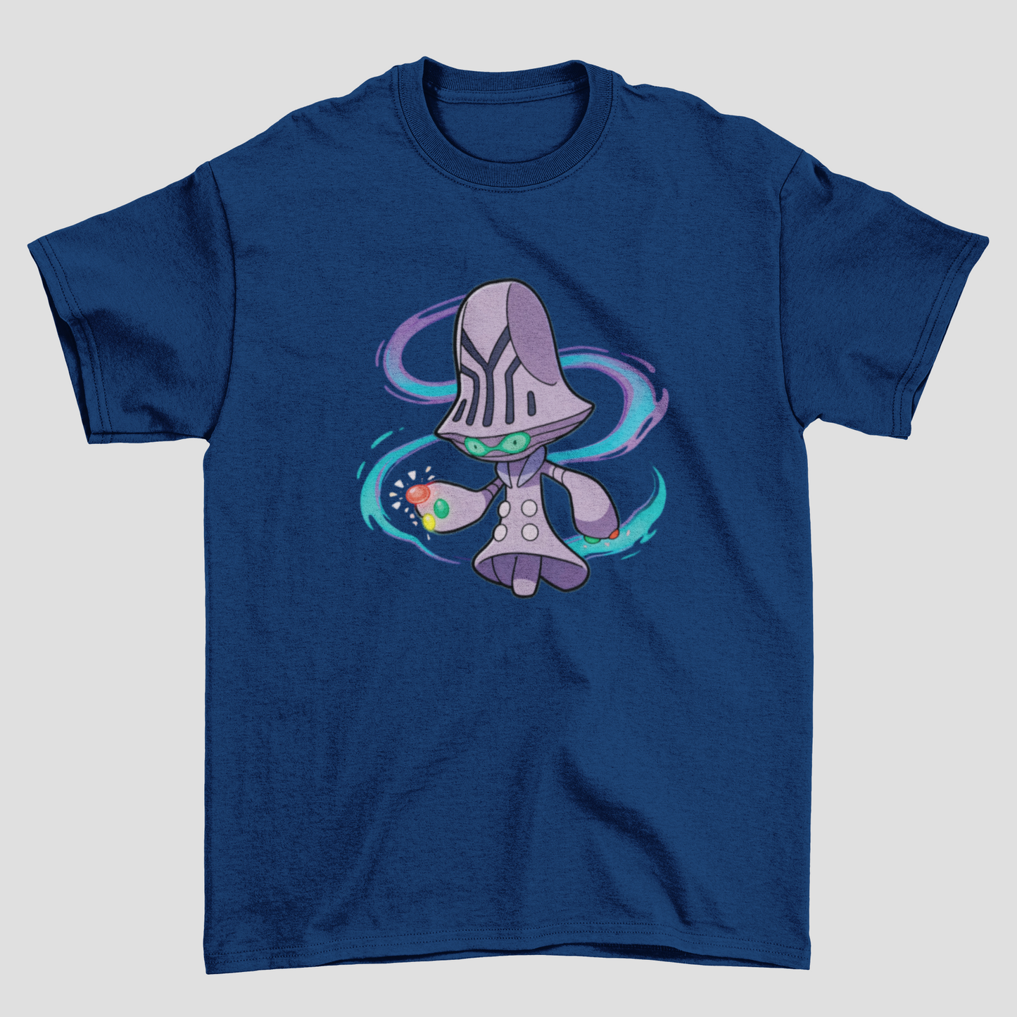 Camiseta Básica Unissex Pokemon Beheeyem Light